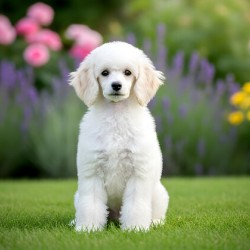 Proud Poodle Puppy Masters Stay Command