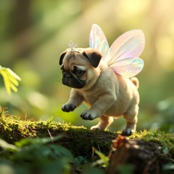 Pug Puppys Magical Garden Adventure Begins