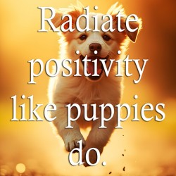 Radiate Positivity Like Happy Puppies