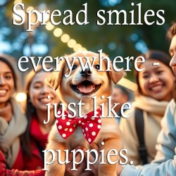 Spread Smiles Like This Joyful Puppy