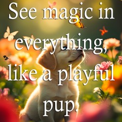 See Magic Like This Amazed Puppy