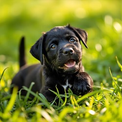 Little Cane Corso Puppy Ready To Learn New Trick