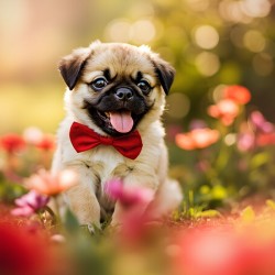 Pug Puppy Gets Ready For Special Day
