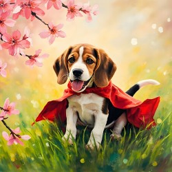 Beagle Puppy Feels Like A True Hero