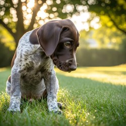 German Shorthaired Pointer Puppy Discovers His Paws