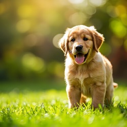 Proud Puppy Successfully Stands After Sploot Adventure