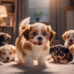 Happy Shih Tzu Puppy Finally Gets A Treat