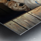 Golden Retriever Puppy Sleeping With Puppy Friends Metal print