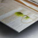 Happy Shih Tzu Puppy In Tidy Kitchen After Cooking Metal print