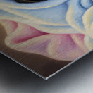 Sleepy Cane Corso Puppy In Blanket Nest Metal print