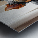 Contented Puppy Relaxes By Rainy Window Metal print