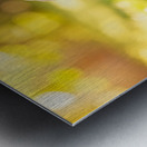 Beagle Puppy Senses Something Strange Behind Him Metal print