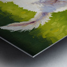 Poodle Puppy Discovers The Kiddie Pool Metal print