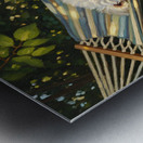 Poodle Puppy Naps In Hammock Metal print