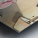 French Bulldog Puppy Getting Sleepy At Bedtime Metal print