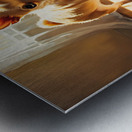 Guilty Chihuahua Puppy After Food Mess Metal print