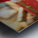 Cane Corso Puppys First Christmas Morning Discovery Metal print