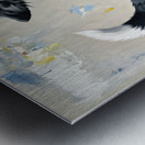 Border Collie Puppys Joyful Garden Victory Dance Metal print