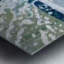 Clean French Bulldog Puppy After Bubble Bath Victory Metal print