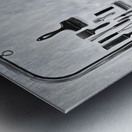 Siberian Husky Puppys First Trip To The Groomer Metal print