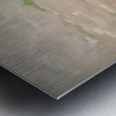 Proud German Shepherd Puppy Shows Off Digging Achievement Metal print