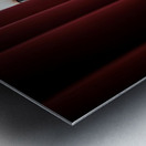 Poodle Puppy Plays Hide And Seek Behind Curtain Metal print