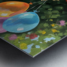 Shih Tzu Puppy Gets Ready For Birthday Party Metal print