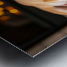 Chihuahua Puppy Falls Asleep By The Fire Metal print