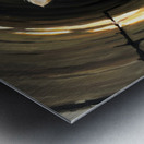 Happy Chihuahua Puppy Exits Log Adventure Metal print