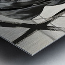 Happy Puppy Enjoys Delicious Peanut Butter Experience Metal print