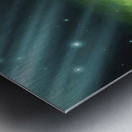 German Shorthaired Pointer Puppy Discovers Night Shadows Metal print