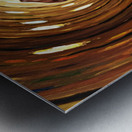 Victorious Puppy Emerges From Log Adventure Metal print