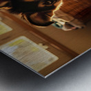 Puppy Makes His Escape With Sock Metal print