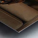 Dachshund Puppy Caught On The Forbidden Sofa Metal print