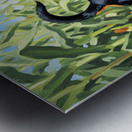 Rottweiler Puppy Discovers The Corn Maze Adventure Metal print