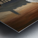 Bichon Frise Puppy Dreams By The Fireplace Metal print