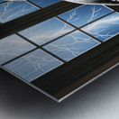 Cane Corso Puppy Seeks Shelter Under Table Metal print