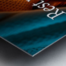 Rest Well Like This Sleepy Puppy Metal print