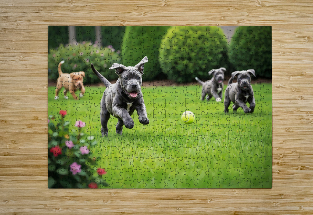 Cane Corso Puppy Spots The Perfect Tennis Ball Puppy Prints Puzzle printing