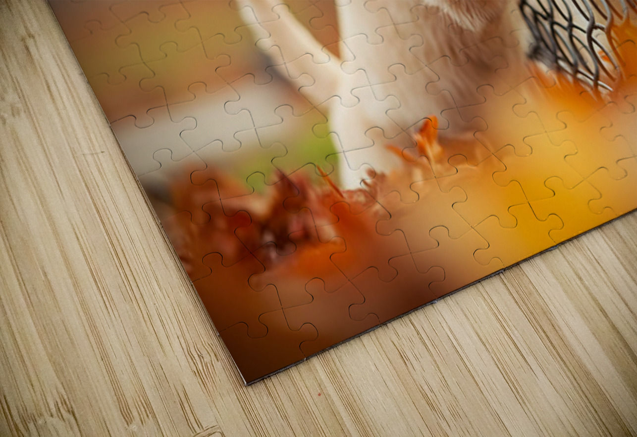 Puppy Waits Eagerly At School Gate For Children Puppy Prints Puzzle