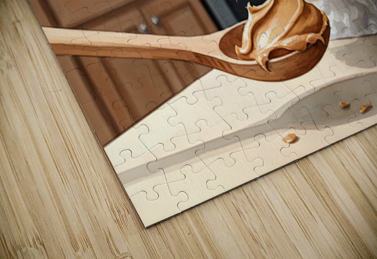 Bichon Frise Puppy Discovers Something New Puppy Prints Puzzle