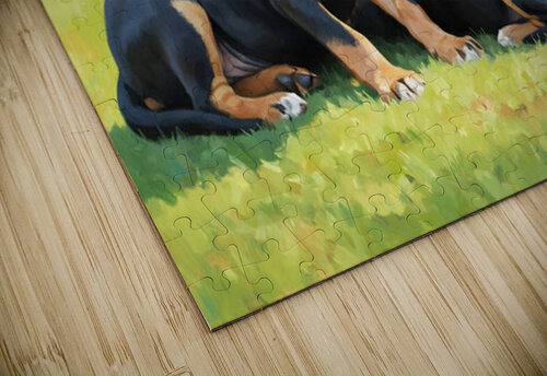 Content Cane Corso Puppy Rests After Big Adventure Puppy Prints puzzle