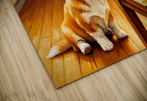 Corgi Puppy Discovers Birthday Cake Puppy Prints puzzle