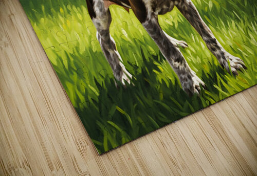 German Shorthaired Pointer Puppy Ready For Playtime Puppy Prints puzzle