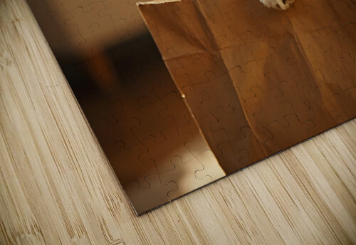 Bichon Frise Puppy Hiding In Paper Bag Puppy Prints puzzle