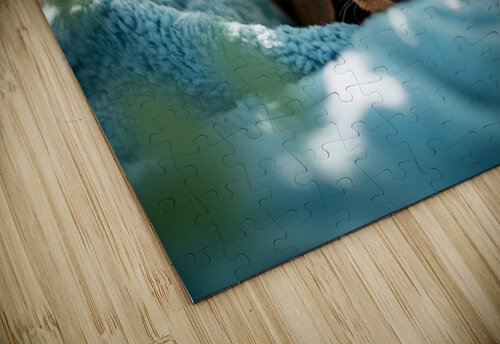 Peaceful Dachshund Puppy Sleeps In Basket Bed Puppy Prints puzzle