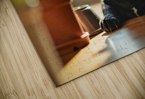 Sleepy Cane Corso Puppy Dreams Of Christmas Adventures Puppy Prints puzzle