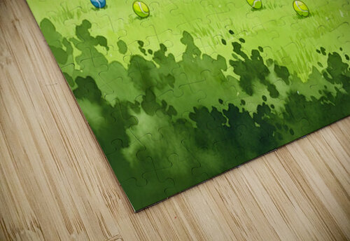 Australian Shepherd Puppy Spots Tennis Ball Puppy Prints puzzle