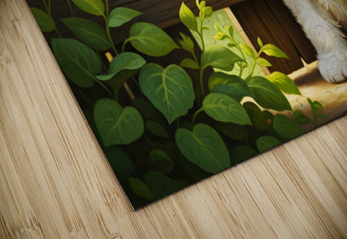 Heroic Bichon Frise Celebrates Successful Rescue Puppy Prints puzzle