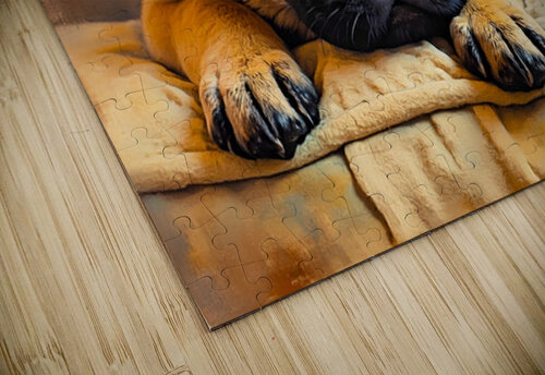Pug Puppy Discovers The Amazing Moving Picture Box Puppy Prints puzzle